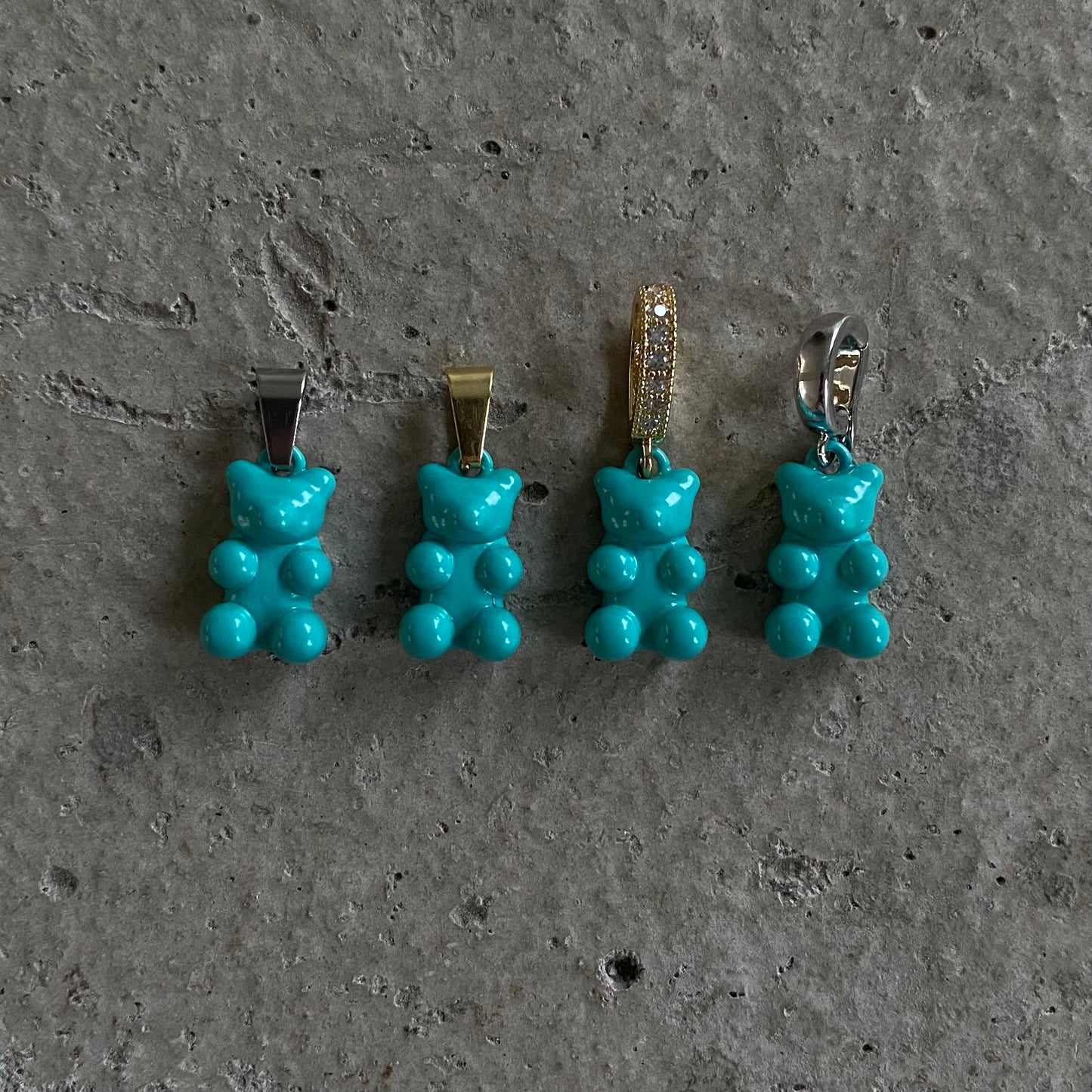 Bärchen 'METAL CANDY' in Turquoise