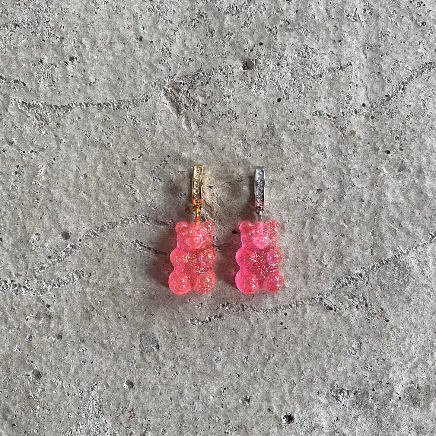 Bärchen 'JELLY GLITTER' in Rosa