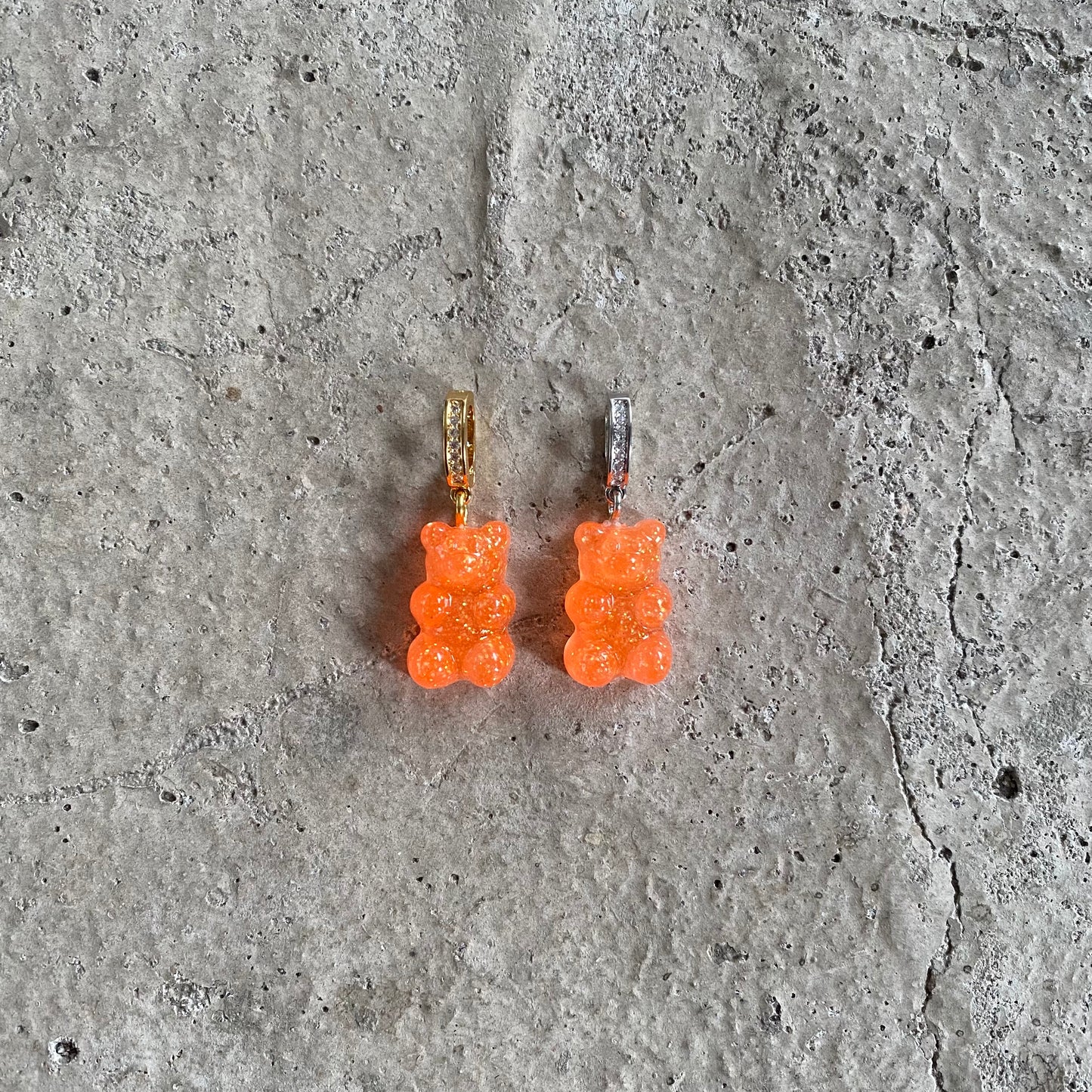 Bärchen 'JELLY GLITTER' in Orange