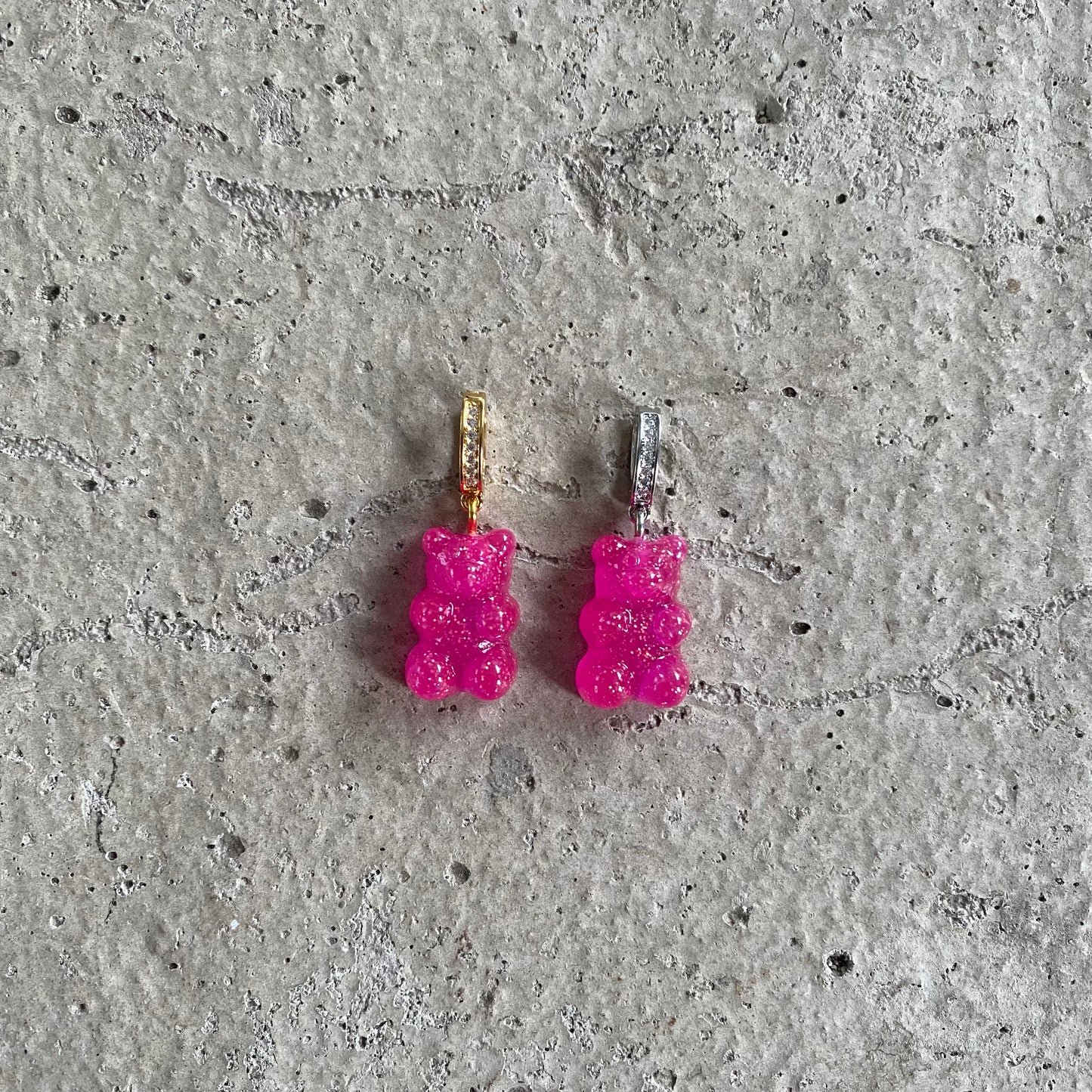 Bärchen 'JELLY GLITTER' in Pink
