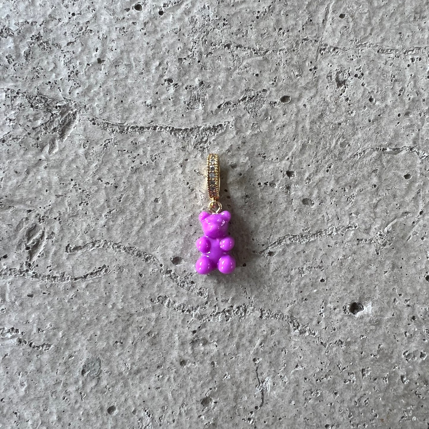 Bärchen 'DESIRE' in Lila