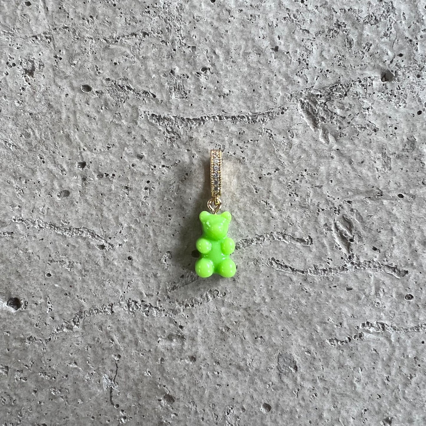 Bärchen 'DESIRE' in Lime