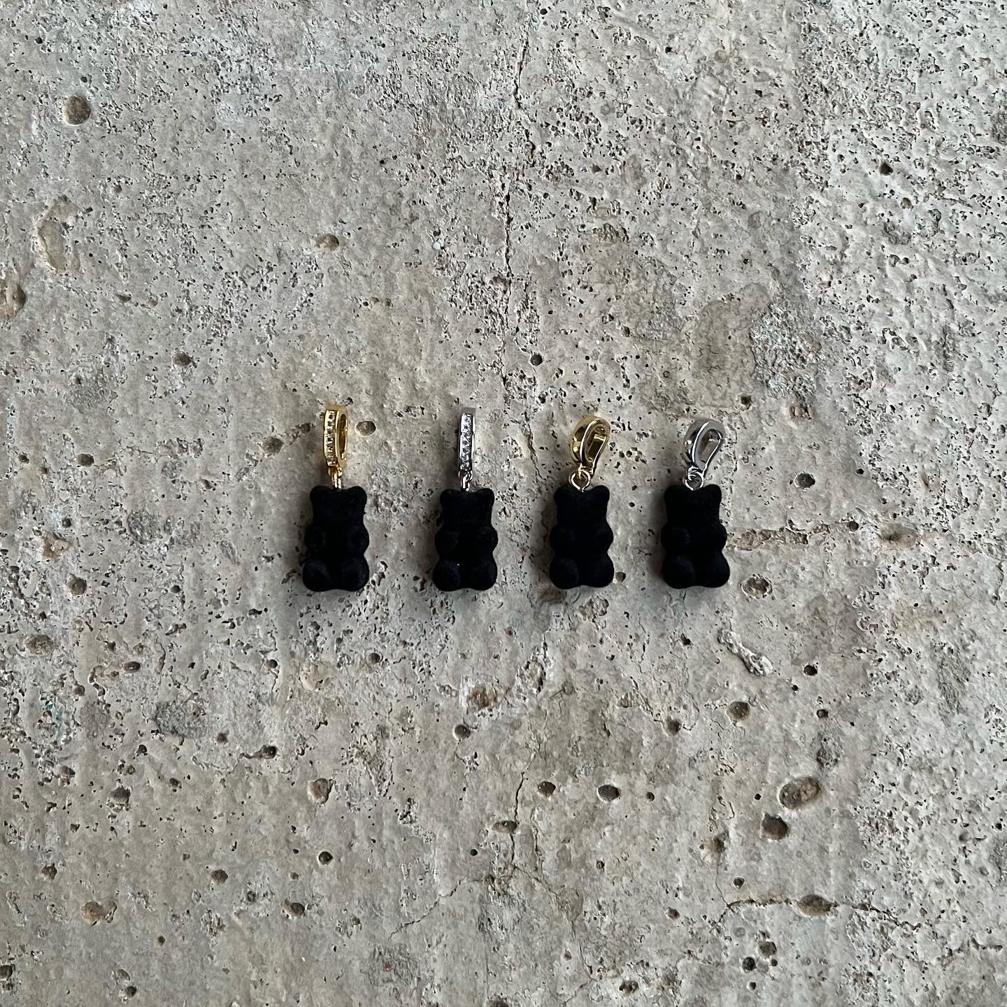 Bärchen 'VELVET' in Schwarz