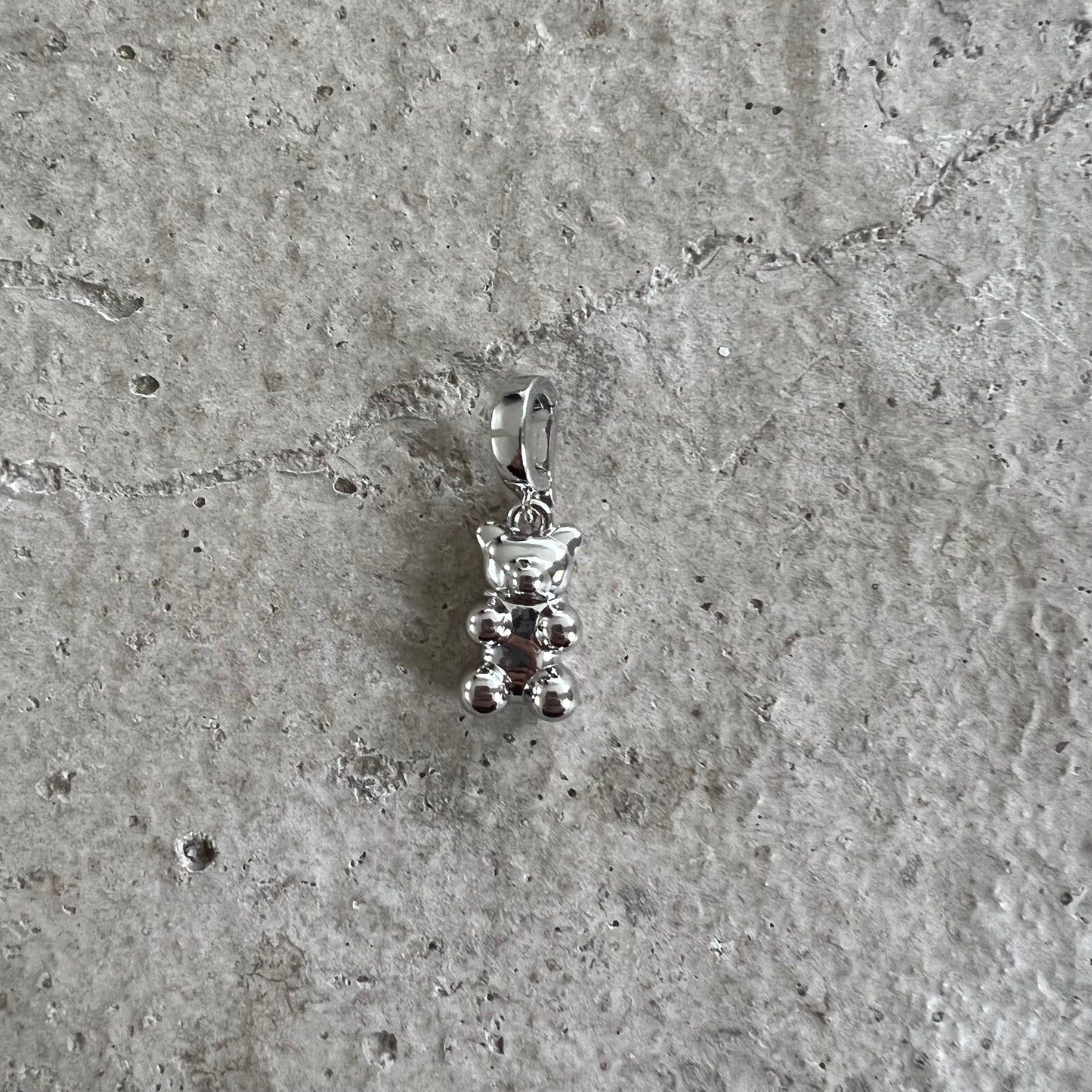 Bärchen 'ICY' in Silber