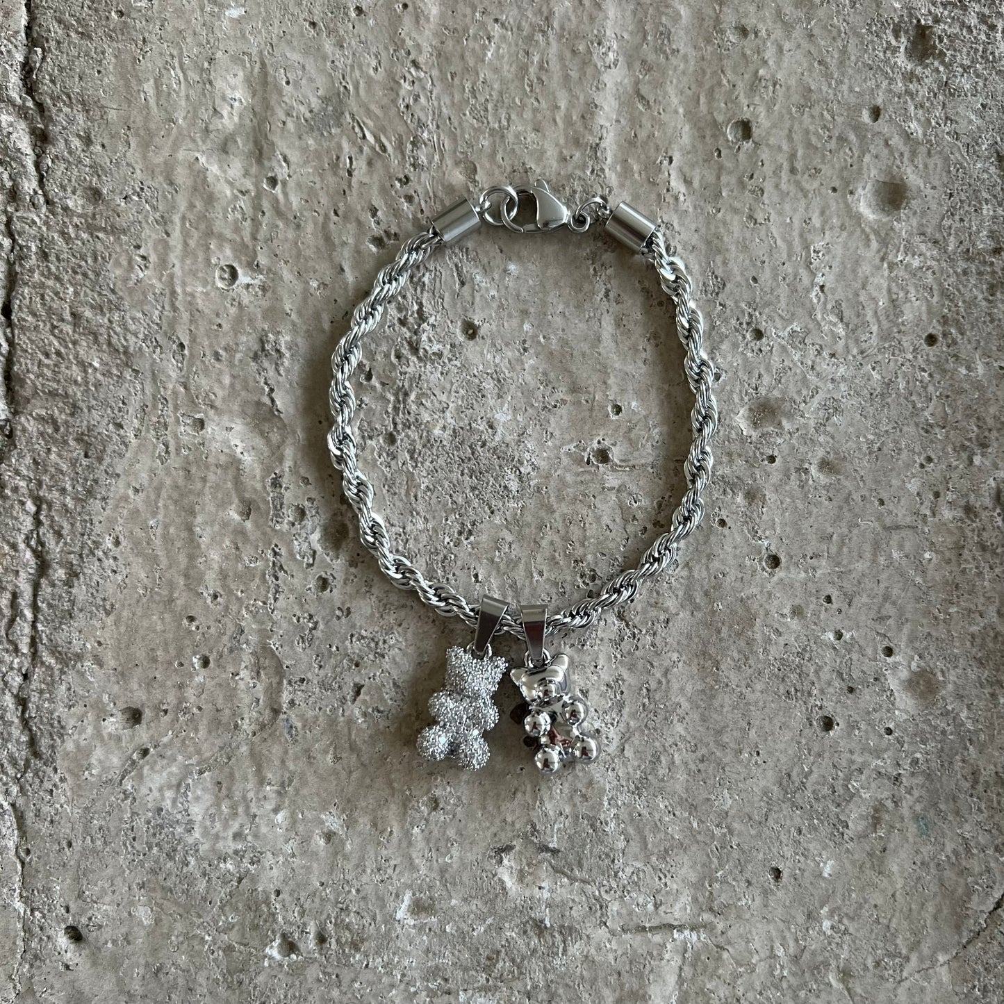Armband 'Rope' in Silber