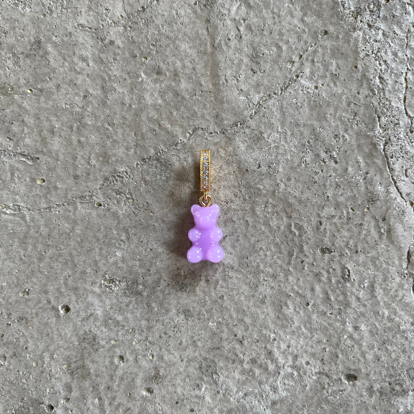 Bärchen 'DESIRE' in Flieder