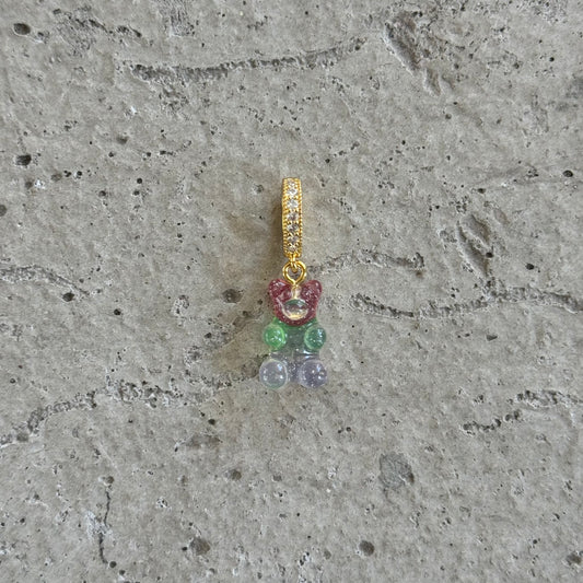 Bärchen 'DESIRE' in Bunt/Glitzer