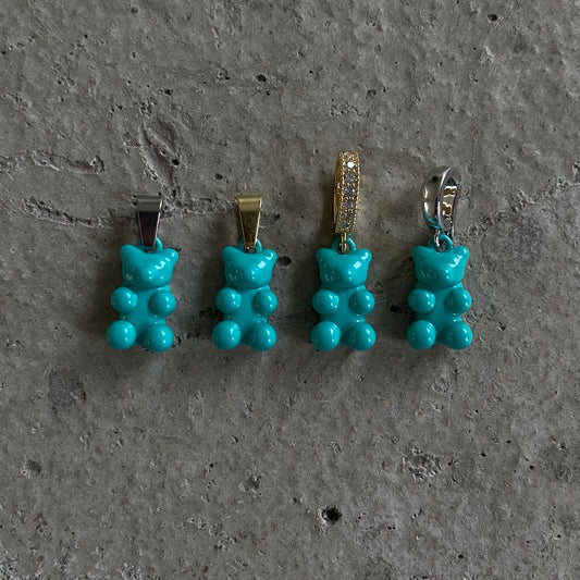 Bärchen 'METAL CANDY' in Turquoise