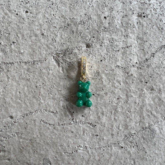 Bärchen 'DESIRE' in Dunkelgrün