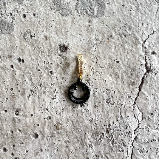 Smiley 'HAPPY' in Schwarz