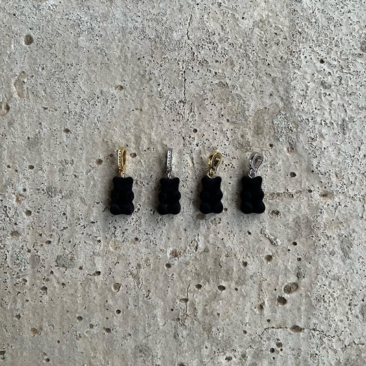 Bärchen 'VELVET' in Schwarz