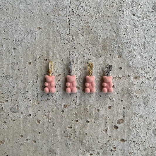 Bärchen 'VELVET' in Rosa