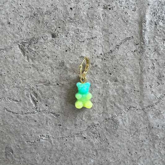 Ohrring 'HORIZON' in Blau/Gelb