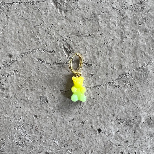 Ohrring 'HORIZON' in Gelb/Grün